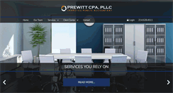 Desktop Screenshot of prewittcpa.com