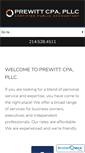 Mobile Screenshot of prewittcpa.com